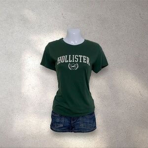 Hollister Green Short Sleeves Tee